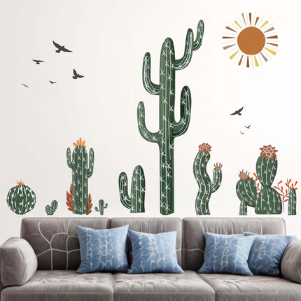 Wall Decals for Living Room: Boho Wall Stickers, Bedroom Sofa TV Background Home Wall Decor