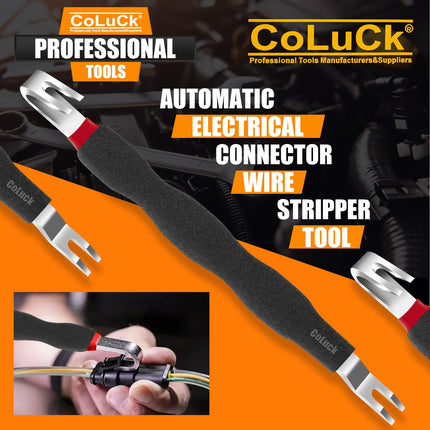 CoLuck 3 PACK Automotive Electrical Disconnect Connector Pliers Removal Tools