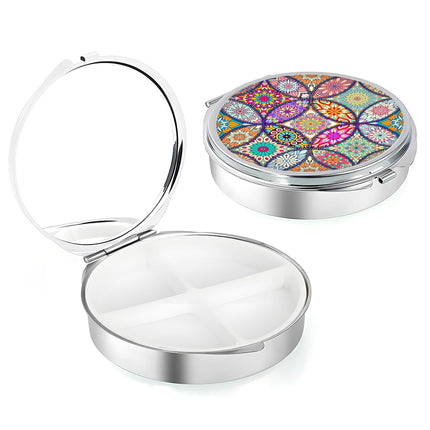 Mokiwala Weekly Medicine/Vitamin Organizer Box with Compartments - CHOOSE STYLE