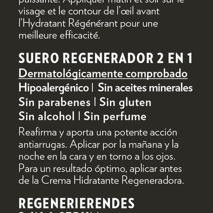 CW Beggs 2-in-1 Regenerating Serum for Men, Mature Skin, Anti-Aging Face Serum, Hypoallergenic, Fragrance-Free, Paraben-Free, Alcohol-Free, Mineral Oil-Free, Cruelty-Free