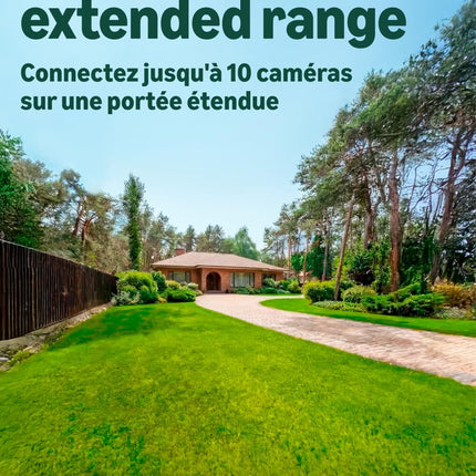 Blink Outdoor XR+ — Extended Range Wireless Outdoor 4 Camera with 10x security coverage powered by Blink's proprietary XR technology — 2 camera system