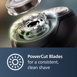 Philips Electric Shaver Series 3300, Wet & Dry with Self-Sharpening PowerCut Blades, S3343/13