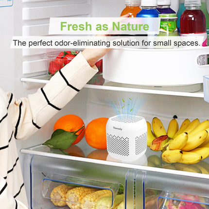 VERONLY Refrigerator Deodorizer, 10-Year Fridge Deodorizer Odor Eliminator, Fridge Smell Eliminato, Closet Deodorize, for Fridge, Freezer, Closet, RV & New Home - More Effective Than Baking Soda, White
