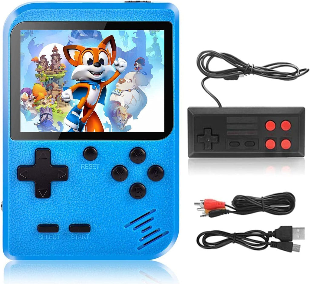 Retro Game Console, Handheld Game Console Retro Mini Game Player with 500 Classical FC Games