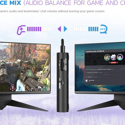 Creative Sound Blaster G3 USB-C External Gaming USB DAC and Amp for PS4, Nintendo Switch, Ft. GameVoice Mix (Audio Balance for Game/Chat), Mic/Vol Control and Mobile App Control, Plug-and-Play