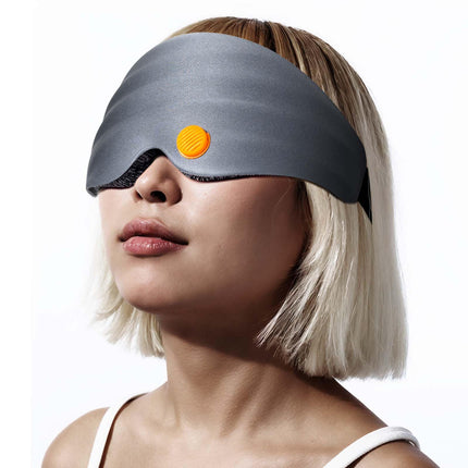 ZENCAVE Women's 3D Aroma Eye Sleep Masks, 99.9% Light Blackout, Contoured Cup with Adjustable Strap, Medium Size, Grey
