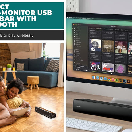 Creative Stage Air V2 2.0 Portable Bluetooth Sound Bar Speaker