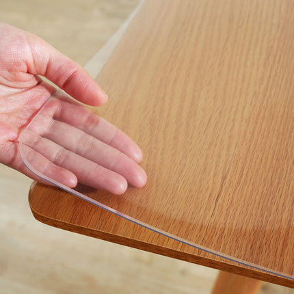 Warmstar 24x48" 2mm thick Clear PVC Rectangle Cover Protector Mat for Kitchen, Dresser, Dining Table, Desk X003VCEACT