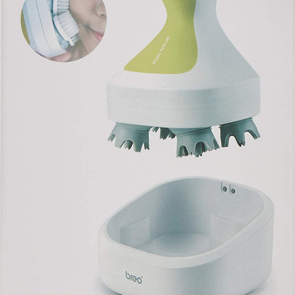 Breo iScalp Scalp and Body Massager, White&Yellow
