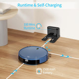 ROBOT 2 in 1 Mopping Robot Vacuum Cleaner with Schedule, Wi-Fi/Voice/App LIKE NEW NAVY