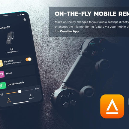 Creative Sound Blaster G3 USB-C External Gaming USB DAC and Amp for PS4, Nintendo Switch, Ft. GameVoice Mix (Audio Balance for Game/Chat), Mic/Vol Control and Mobile App Control, Plug-and-Play