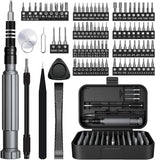 GWAHRWW Precision Screwdriver Set,150 in 1 tool kit screwdriver set with 120 Bits Magnetic Screwdriver Kit & 30 Bits Tool Set Handy Repair Tool, for Laptop,PC,Game,Console,Glasses, Black