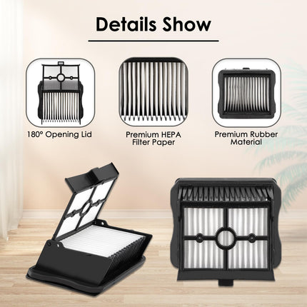 LemonRunRun (5 Pieces) S20 Pro Replacement HEPA Filters Compatible with Narwal S20 Pro Wet Dry Vacuum Cleaner, Replacement Filters Kit, Accessories Kit, Vacuum Filters