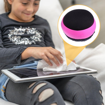 Toyvia 3 Piece Reusable Microfiber Touchscreen Cleaning Pad Ball for Cell Phone, Tablet, Laptop, Car Display Monitor