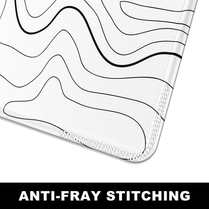 BOSOBO 80x30cm Minimalist Abstract Lines Large Desk Gaming Mouse Pad Mat