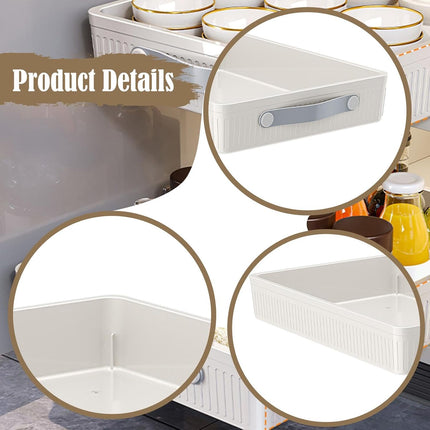 TRENDYNEST 2-PACK Pull Out Cabinet Organizer Sliding Drawer Organiser for Bathroom|Home & Garden |Kitchen, Dining & Bar