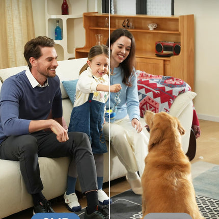 XIAOVV 2K PTZ Indoor Camera,HD Monitor with Audio,Pet Camera with Phone App for Home Security Indoor,Privicy Protection,Human Detection,2-Way Talk,Night Vision,AI Tracking (Q2)