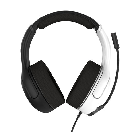 Turtle Beach Airlite Fit Black and White Wired Gaming Headset Officially Licensed for Nintendo Switch, 2 and OLED – Flip-to-Mute Mic, Over-Ear Premium Comfort