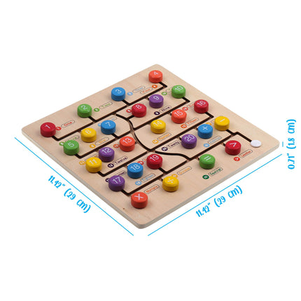 Montessori Toys for Babies | Numbers and Math Board Game | Learning Boards | Wooden Toys | Kids Puzzle | Learning & Education Toys | Perfect for Ages 3 Years and Older
