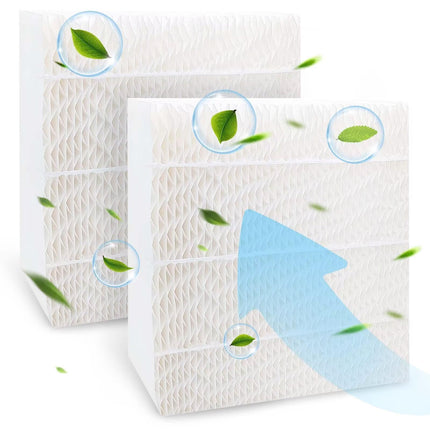 Techypro 2-Pack 1043 SuperWick Humidifier Filter Replacement for Essick AirCare EP9500 EP9700 EP9800 EP9R500 EP9R800 821000 826000 826800 831000, and Bemis Space Saver 800 8000 Super Wick Humidifiers
