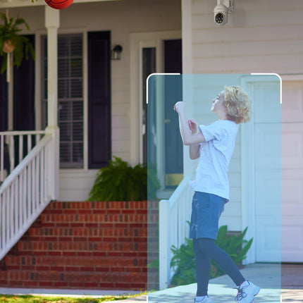 Solar Security Cameras Wireless Outdoor Surveillance with Solar Powered,360° Panoramic View