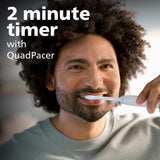 Philips Sonicare 1100 Power Toothbrush, Rechargeable Electric Toothbrush, White Grey HX3641/02