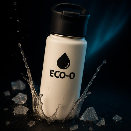 ECO-O Insulated Stainless Steel Water Bottle – 500 ml | 24h Cold / 12h Hot | Leak-Proof, BPA-Free & Dishwasher Safe | Designed in Canada