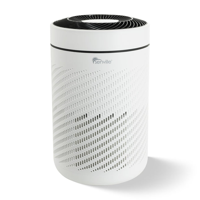 Senville HEPA Air Purifier for Pet Hair, Allergies and Odor, White