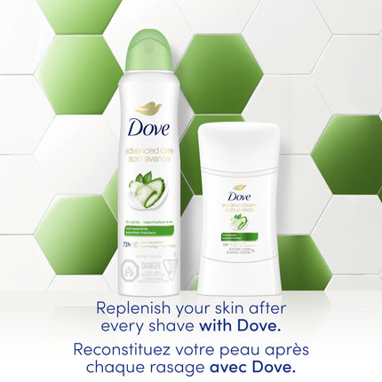 DOVE Women's Advanced Care Antiperspirant Stick Cool Essentials, 45g