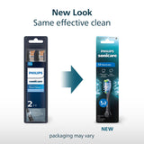 Philips Sonicare C3 Two-in-One - Genuine Replacement Electric Toothbrush Heads, Black,HX9042/95