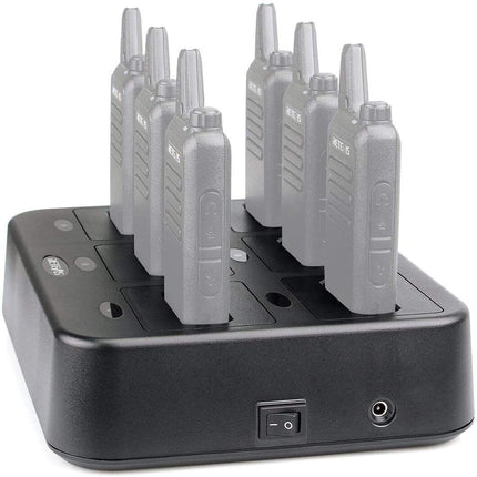 Retevis RTC22 Six-Way Walkie Talkie Charger ONLY, 1 Pack