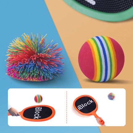RORLAND Racquet Set,Paddles and Bouncy Balls,Ideal for Family Indoor Outdoor Activities,Sport Game for Beginner or Intermediate Fun Play, Swing Racket in Beach Pool Backyard Playground Lawn Park Court