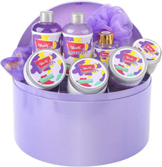 Bff Beauty Spa Gifts for Women - 10 Pieces Lavender Spa Gift Set
