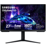 Samsung 27 inch Odyssey G3 Gaming Monitor FHD 180 Hz Refresh Rate (LS27DG302ENXZA)-K