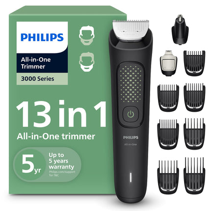 Philips All-in-One 3000 Trimmer, 13-Piece Kit, Black