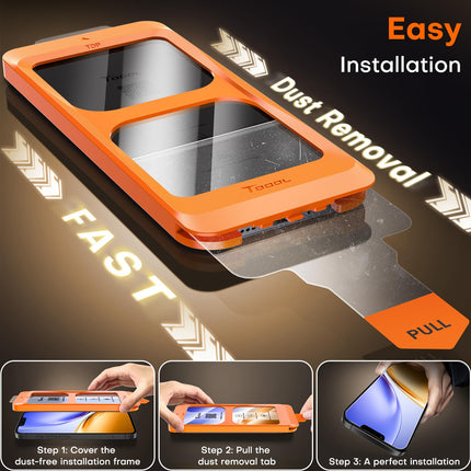 TOCOL for iPhone 17e Screen Protector, Easy Installation Bubble-Free