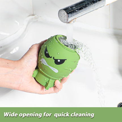 KOLUTI Cute Freezer Smell Eliminator and Reusable Silicone Freshener BPA Free Fridge Deodorizer, Baking Soda Holder for Refrigerator Odor Absorber
