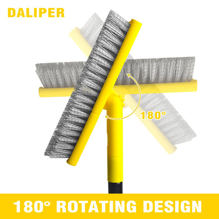 DALIPER 2 in 1 Grout Brush with 49.6" Swivel Long Handle