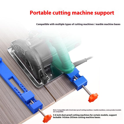 Adjustable Cutting Machine Base Guide, Circular Saw Quick Cutting Guide, Electric Circular Saw Milling Positioning Clamp (1pcs)