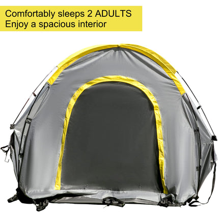 VEVOR Truck Tent 6.5 ft, Truck Bed Tent, Pickup Tent for Full Size Truck, Waterproof Truck Camper, 2-Person Sleeping Capacity, 2 Mesh Windows, Easy to Setup Truck Tents for Camping, Hiking, Fishing
