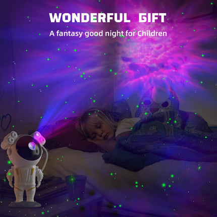 SIGEMIQI Star Astronaut Nebula Galaxy Projector w/ Remote Control Timing & 360°Rotation Magnetic Head