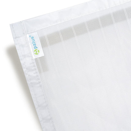 Apalus 36x83 inch Mesh Curtain Magnetic Screen Door, Magnetic Top-to-Bottom Seal Snaps Shuts Automatically, Keep Fresh Air in, WHITE BF003