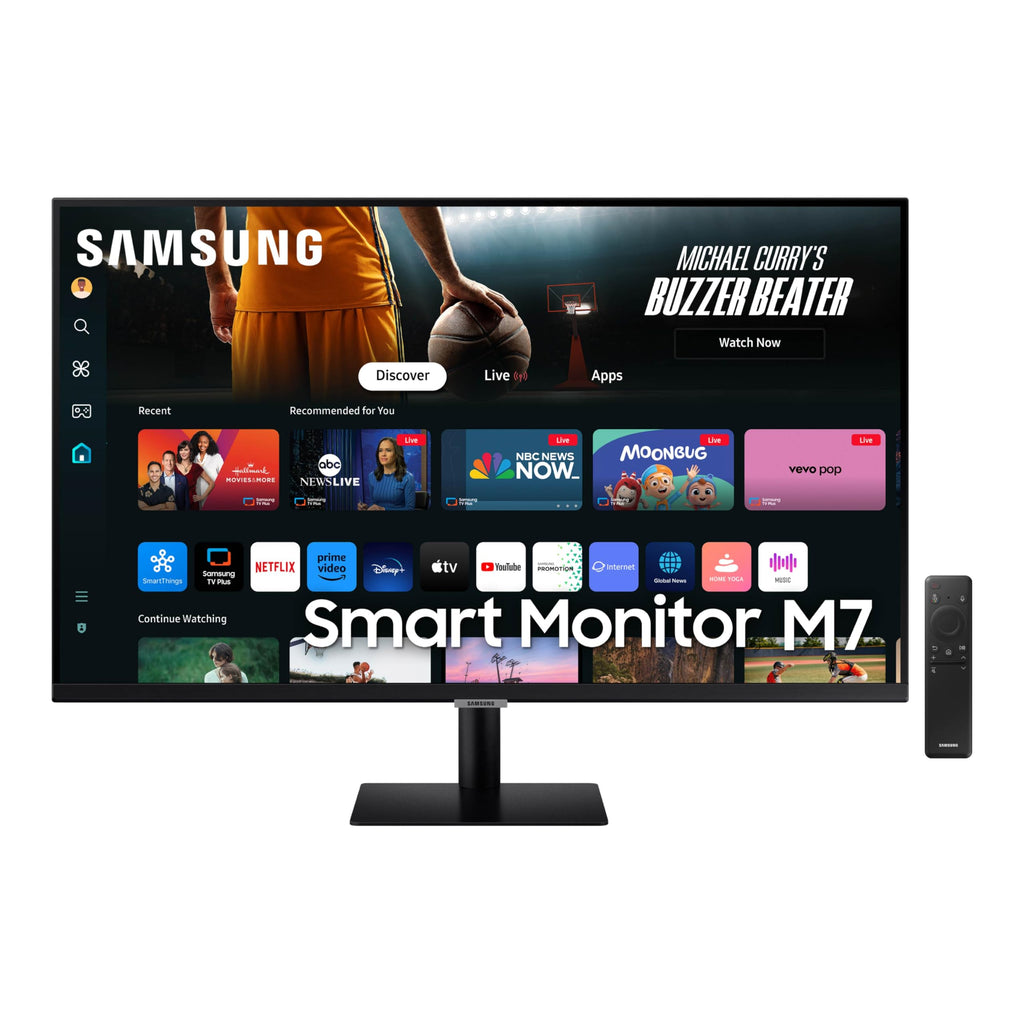 SAMSUNG 32-Inch M7 Series 4K UHD Smart Monitor LS32DM702UNXGO -K