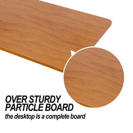 Ergomaker One-Piece Desk Top Only for Height Adjustable Electric Standing Desk and Home DIY Desk Frames 43-inch, Cherry