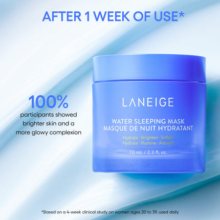 LANEIGE Icons To Go Set: Cream Skin, Water Bank Cream, Lip Sleeping Mask, Water Sleeping Mask