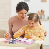 HRTELISI Bracelet Making Kit, Friendship Bracelet Kit - Girls Gifts 8-12 Years Old, Birthday Gifts Ideas for Girl 7 8 9 10 11 12, Popular Bracelet Crafts Toys for Kids