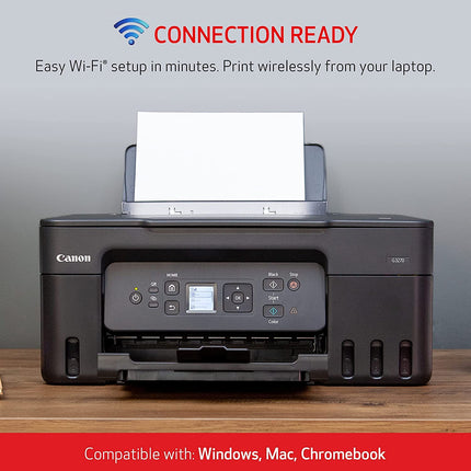 Canon PIXMA G3270 Wireless MegaTank All-in-One Printer - White