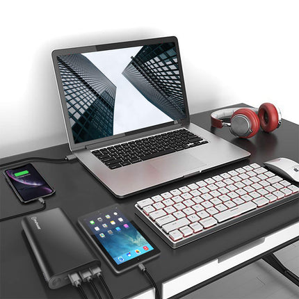 iProPower USB-C PD Power Bank 27000mAh, iProPower Portable External Battery Pack Power Delivery Charger for MacBook Air/Pro Camera iPhone 99.9 Wh