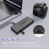 WAVLINK 20-in-1 USB-C Quad 4K Universal Docking Station for MacBook and Windows with 100W Power Delivery, Dual 5K@60Hz Dock with 4xDisplayPort & HDMI, 10Gbps USB 3.1-A & C, SD/TF Slot, 3xUSB 3.0-A