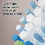 Philips Sonicare C3 Two-in-One - Genuine Replacement Electric Toothbrush Heads, Black,HX9042/95